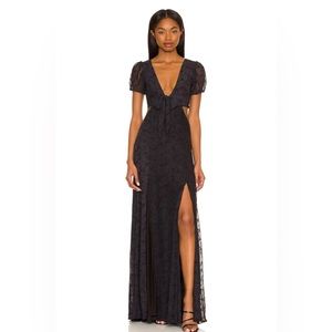 Black Maxi Cutout Dress